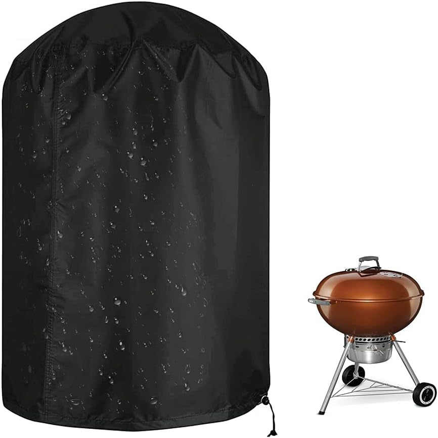 Heavy Duty Waterproof Charcoal Kettle Grill Cover 23" D round Smoker Cover