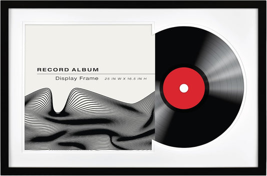 MCS Record Album Frame, Black, 16.5 X 25 In