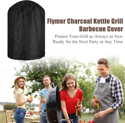 Heavy Duty Waterproof Charcoal Kettle Grill Cover 23" D round Smoker Cover