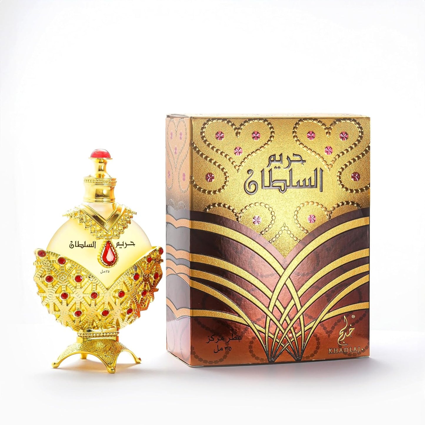 ORIGINAL Hareem Al Sultan Gold Concentrated Perfume Oil by Khadlaj (35Ml)